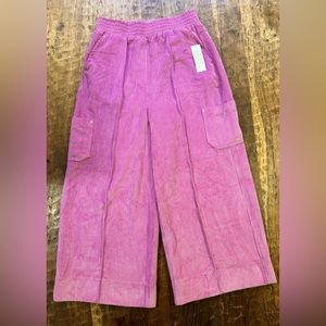 Barbie Pink Corduroy Urban Outfitters Wide Legged Pants (Size L)